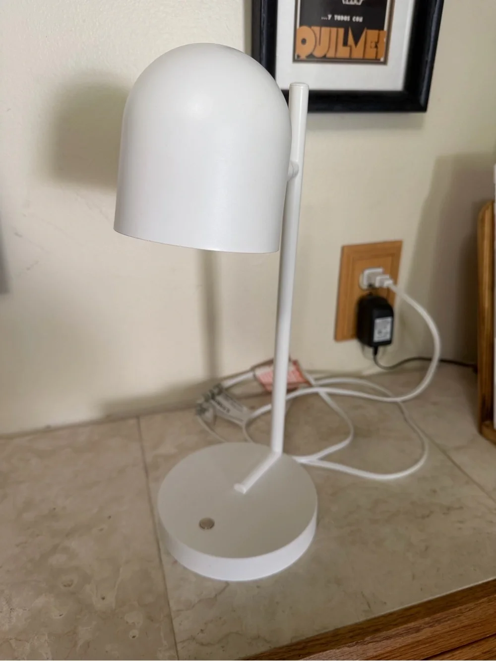 Target White Modern Metal Table Lamp